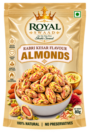 Rabri kesar flavoured almonds
