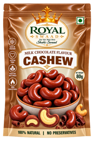 Milk chocolate flavoured cashew